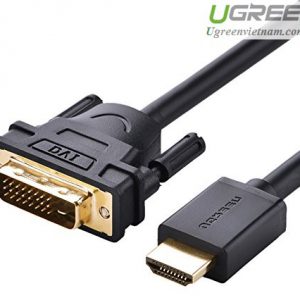 Cáp chuyển đổi HDMI to DVI 24+1 dài 5m HD106 chính hãng Ugreen 10137