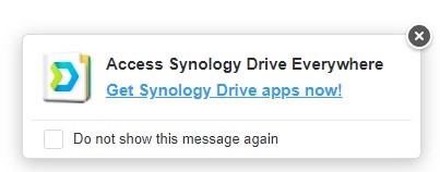 Click the link Synology Drive apps now.