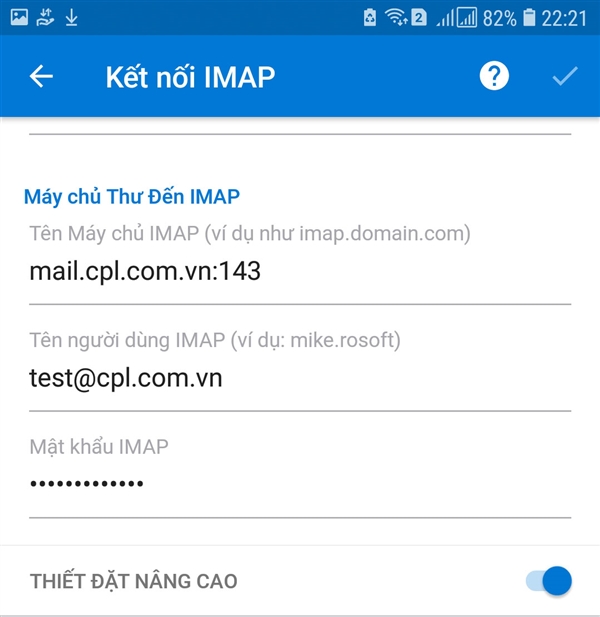 cai dat mail outlook tren dien thoai android 4