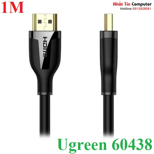 Cáp HDMI 2.0 dài 1m hỗ trợ hỗ trợ độ phân giải 4K@60Hz Ugreen 60438 cao cấp