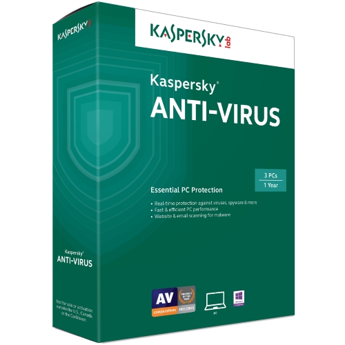 Kaspersky Anti Virus 3PC