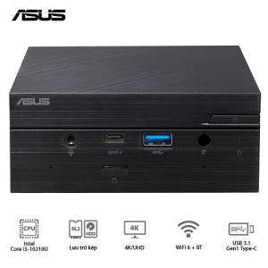 Mini PC Asus i3-10110U/ 64GB DDR4/ 256GB SSD/ HD Graphics/ Win10 - PN62S-B3300MV
