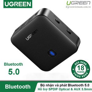 Bộ nhận và phát Bluetooth 5.0 hỗ trợ SPDIF Optical và APTX UGREEN 70158 Cao cấp