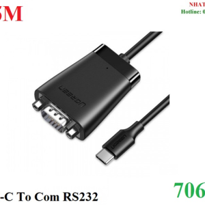 Cáp chuyển đổi USB Type-C 2.0 sang Com RS232 dài 1,5M Ugreen 70612 cao cấp
